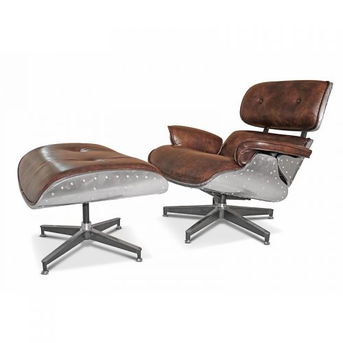 Lennox Chair & Stool 78x75x83cm & 65x55x45cm