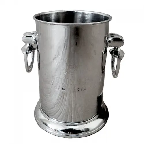 Wine Cooler 16x13x17cm Round With Horse Paddle Handle