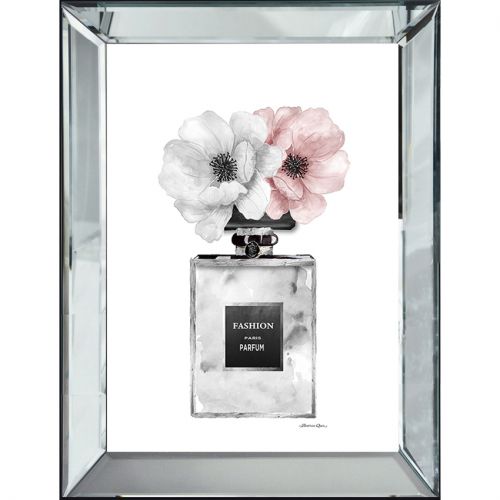 Parfum Grey/Pink Flowers 70x4.5x90cm