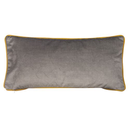 Fred gray samt gelb 30x60x10 cm 