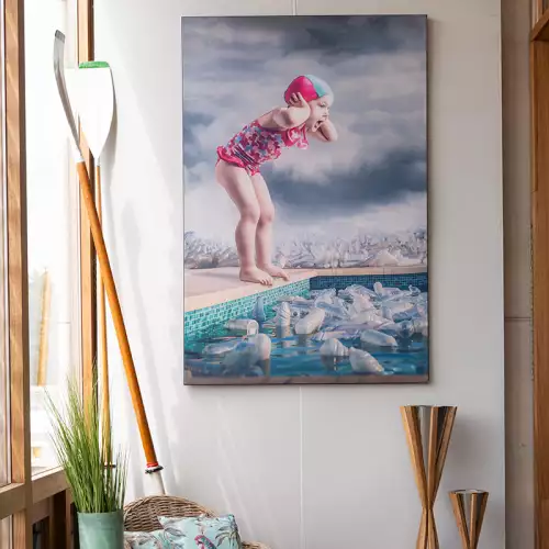 By Kohler Where is my pool? + changing frame 120x180x2,5cm (114148)