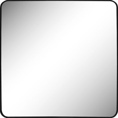 Black wall mirror 60x60cm