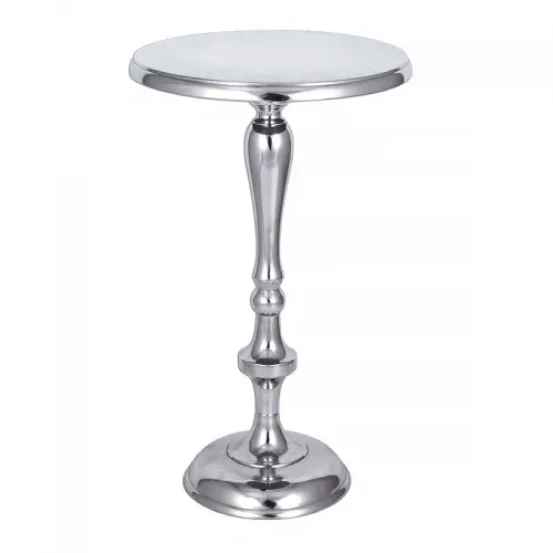 By Kohler Table Dexter 38x38x63cm silver round (111632) (111632)