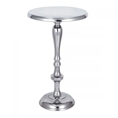 Table Dexter 38x38x63cm silver round