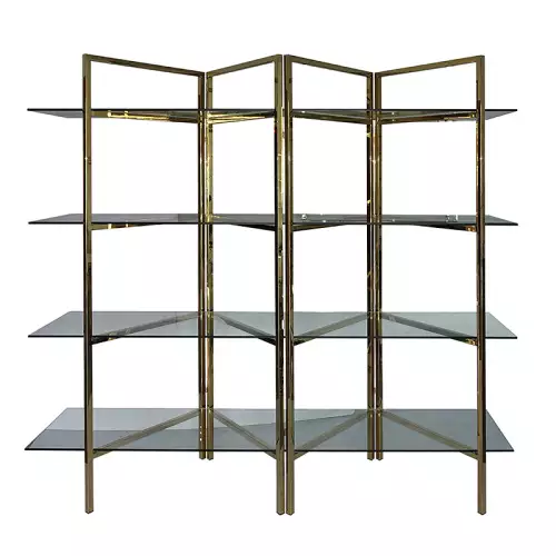 Cabinet Scottsburg 200x50x200cm Clear Glass