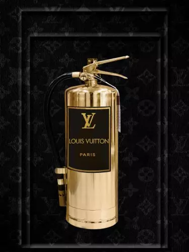 LV golden fire extinguisher 60x80cm 