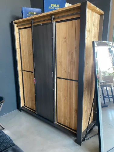 Wardrobe Industrial max. 165x200x60cm hanging/shelfs SALE