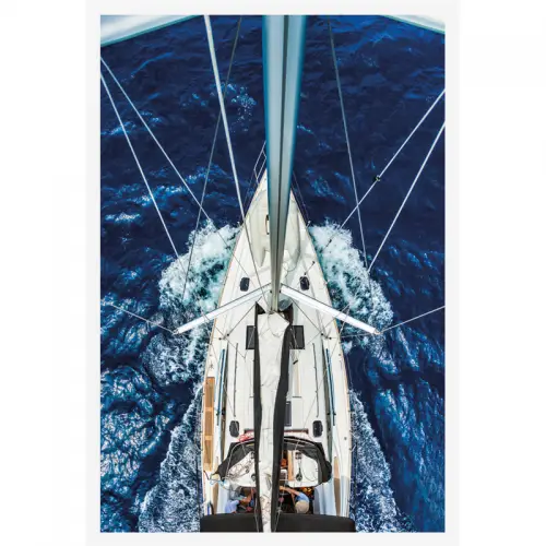 Sailboat from Above 60x90x4cm