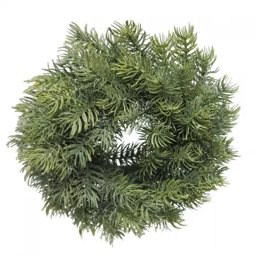 Pine Wreath Rory white powder 25x25x8cm Pine Wreath Rory white powder 25x25x8cm