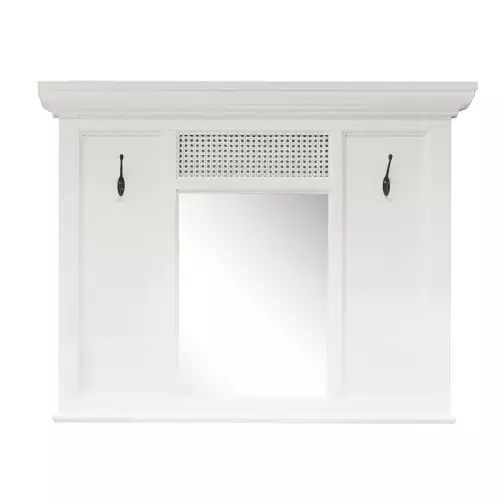 Orlando Mirror Pine/MDF Shining White 105x4x79cm 