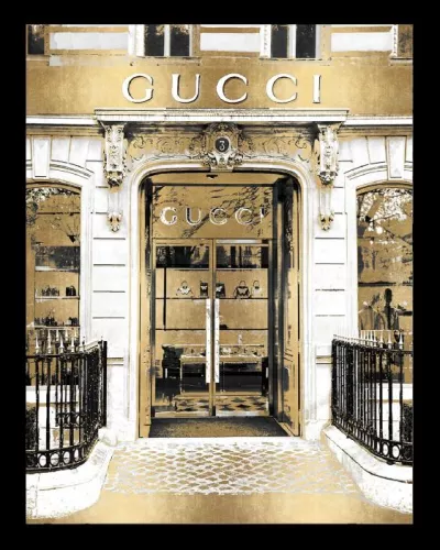 Gucci Store 40x50cm Black Frame