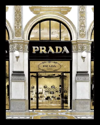By Kohler Prada Store 60x80cm Black Frame (201590)