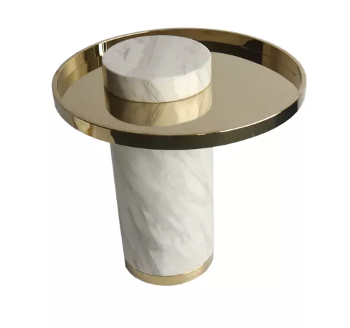 Stainless steel Coffee table Oman 50x50x52,5cm