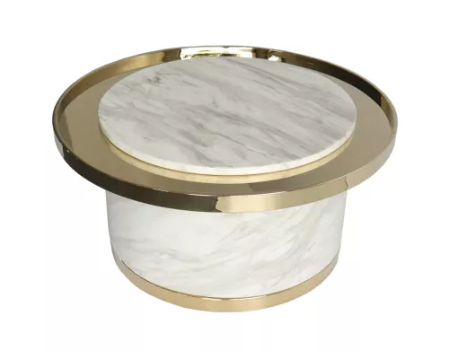 Stainless steel Coffee table Oman 80x80x38cm