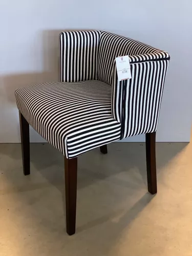 Sale Clinton Side dining chair - SW Small Stripes - Kolonial Legs