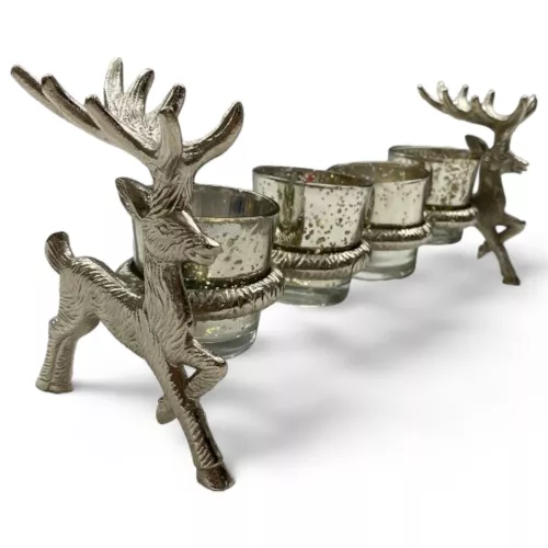 Reindeer 3 T-Light Holder 33x11,5x14cm