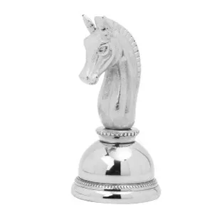Horse  Statue/Sculpture 25cm Nickel