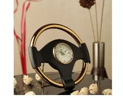 Table Clock Steering Wheel 26x5x26cm Small