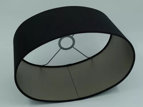 By Kohler Alice 69 Black on Taupe Cilinder Oval (202352)